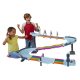 Bộ Đường Đua Hot Wheels Mario Kart Rainbow Road Raceway Cầu Vồng - Ảnh 3
