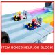 Bộ Đường Đua Hot Wheels Mario Kart Rainbow Road Raceway Cầu Vồng - Ảnh 4